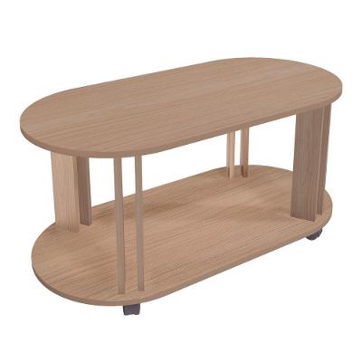 Mesa De Centro 4 Rodízios Medianeira Naturale