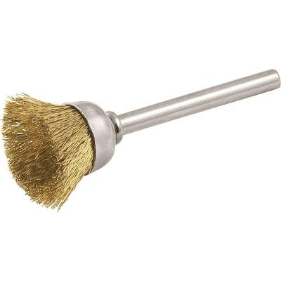 Escova Tipo Copo Com Haste Para Microrretífica, 12 Mm, Em Latão, Vonder Ostenvonder