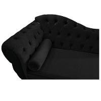 Recamier Diana 160cm Lado Direito Suede Preto - 3