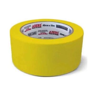 Fita Crepe Automotiva Amarela 48mm X 40m - Alta Performance Para Funilaria E Pintura