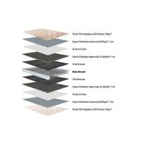 Cama Box King: Colchão Molas Bonnel Herval Suite Master Plus + Base CRC Suede Clean(193x203)