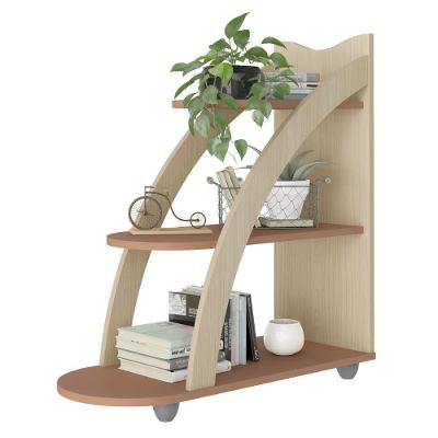 Mesa Apoio Curva 3 Prateleiras Urupema Naturale Terracota