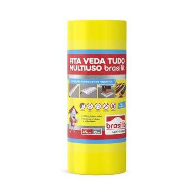Fita Asfáltica Brasilit 45cmx10m Para Impermeabilização De Telhados