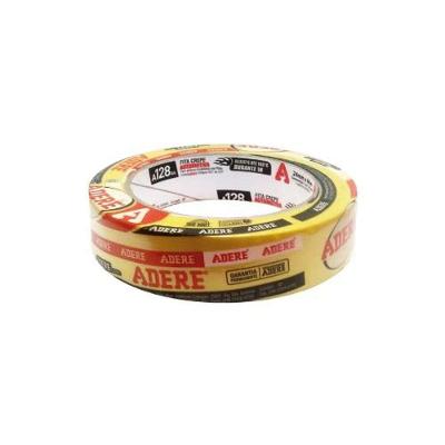 Fita Crepe Automotiva Amarela 18mm X 40m - Alta Performance Para Funilaria E Pintura