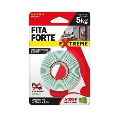 Fita Dupla Face Extreme 24mm X 1,5m - Fixação Permanente De Quadros E Decorações