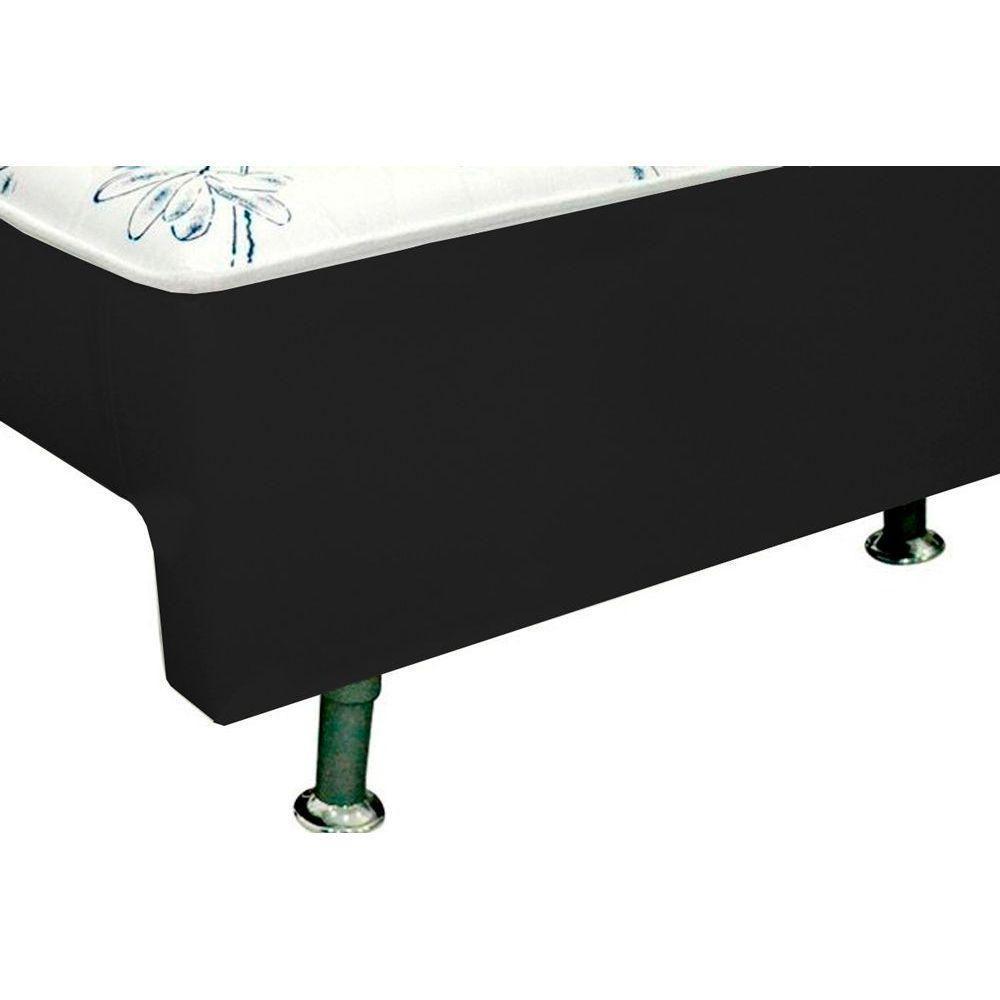 Cama Box C/Auxiliar Conjugado Solteiro: Colchão Ortopédico Courano Nero Black (88X188) Ortobom - 8