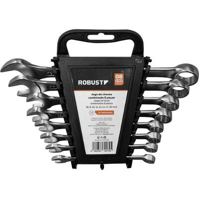 Jogo De Chaves Combinadas, 8,0 Mm A 19,0 Mm, Com 8 Peças, S09105008 3370079, Robust Ostenvonder