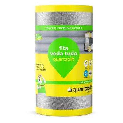 Fita Asfáltica Aluminizada 30cm X 10 Metros - Quartzolit