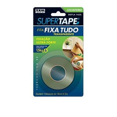 Fita Fixa Tudo Acrílico 19mm X 2 Metros - Fixação Ultra Forte - Uso Interno
