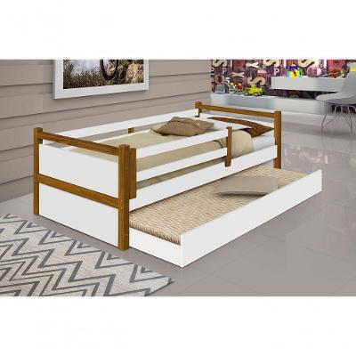 Bicama Solteiro Bianca Branca E Mel