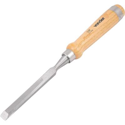 Formão Chanfrado Reto, Com Cabo Em Madeira, 1/2, Vonder Ostenvonder