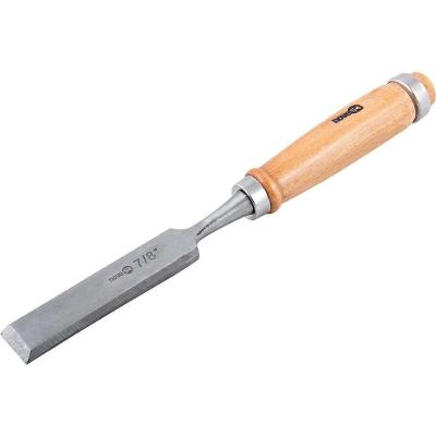 Formão Chanfrado Reto, Com Cabo De Madeira, 7/8, Nove54