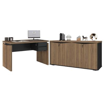 Jogo De Escritório Completo Bled Nogal Preto