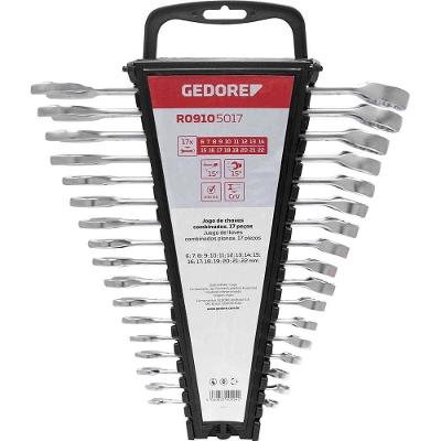 Jogo De Chaves Combinadas, 6 Mm A 22 Mm, Aço Cromo Vanádio, 17 Peças, Gedore Red Ostenvonder