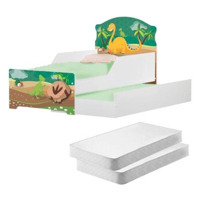 Bicama Infantil Uly Dinossauro Com Colchões