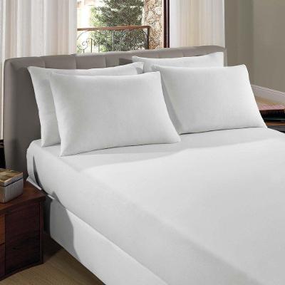 Lençol Casal King Liverpool Com Elástico Avulso 1 Peça Tecido Malha Fio 30/1 Penteado 100% Algodão - Branco