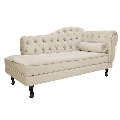 Recamier Diana 160cm Lado Esquerdo Corano Bege - Doce Sonho Móveis