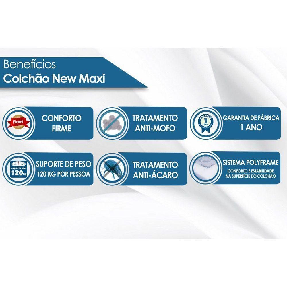 Cama Box Queen: Colchão Molas Ensacadas Luckspuma MasterPocket New Maxi + Base CRC Suede Gray(158x198) - 3