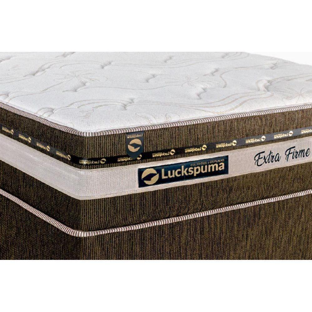 Cama Box Queen: Colchão Molas Ensacadas Luckspuma MasterPocket Esplendor + Base CRC Suede Brown(158x198) - 4