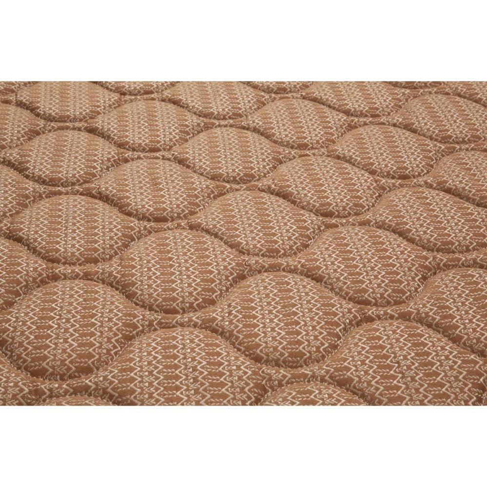 Cama Box Queen: Colchão Molas Bonnel Ortobom Hotelaria Nanolastic Orthotel Spring + Base CRC Brown(158x198) - 5
