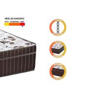 Cama Box Solteiro: Colchão Ortopédico Polar D28/EP Orthoface + Base CRC Rústico Clean(88x188) - 2