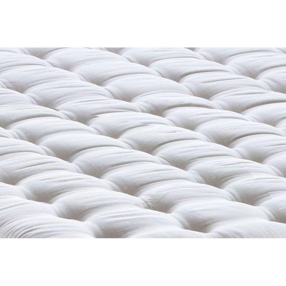 Cama Box Queen: Colchão Molas Ensacadas Castor Pocket Light Stress Oxygen New One Face + Base CRC Suede Gray(158x198) - 4
