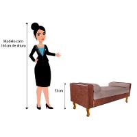 Recamier Félix Queen 160cm Corano Nozes Rosê Doce Sonho - 2