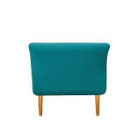 Recamier estofado Ari 100 Cm Solteiro Suede Azul Turquesa - 2