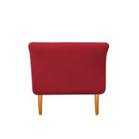 Recamier estofado Ari 195 Cm King Size Suede Vermelho - 5