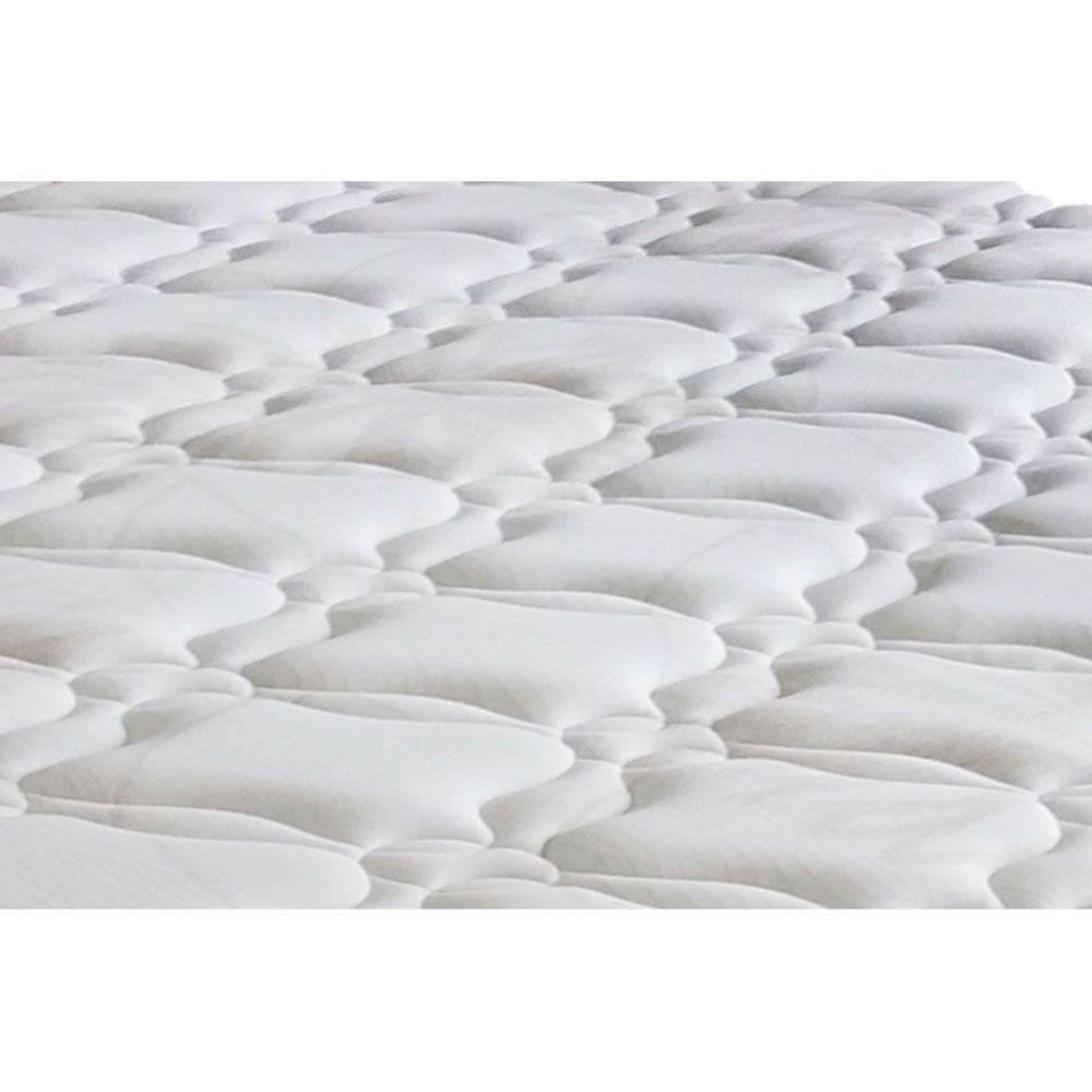 Cama Box Baú Casal: Colchão Molas Pocket Ensacadas Castor  Revolution Híbrido + Base CRC Courano White(138x188) - 6