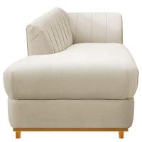 Recamier Vanessa 140cm Lado Esquerdo Corano Bege Doce Sonho - 7