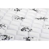 Cama Box Baú Queen: Colchão Ortopédico Luckspuma D33 / AG65 Aspen Super Firme + Base CRC Suede Black(158x198)