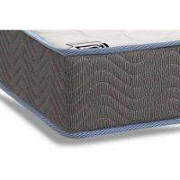 Cama Box Baú King: Colchão Espuma Ortobom D33 Light Saúde + Base CRC Suede Gray(186x198) - 2
