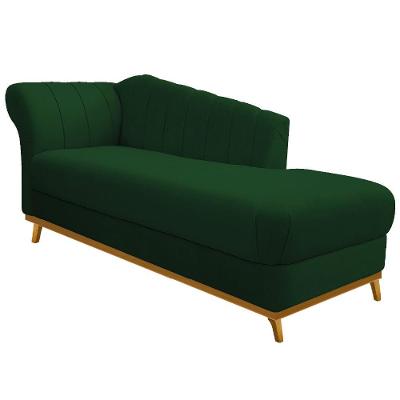 Recamier Vanessa 140cm Lado Direito Suede Verde Doce Sonho