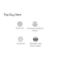 Cama Box King: Colchão Espuma D45 Herval Top + Base CRC Suede Bege(193x203) - 9