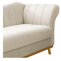 Recamier Vanessa 160cm Lado Esquerdo Corano Bege Doce Sonho