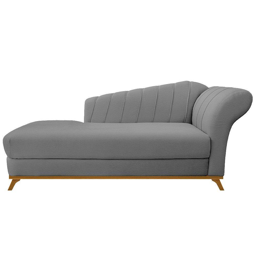 Recamier Vanessa 160cm Lado Esquerdo Corano Cinza Doce Sonho - 6