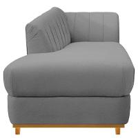 Recamier Vanessa 160cm Lado Esquerdo Corano Cinza Doce Sonho