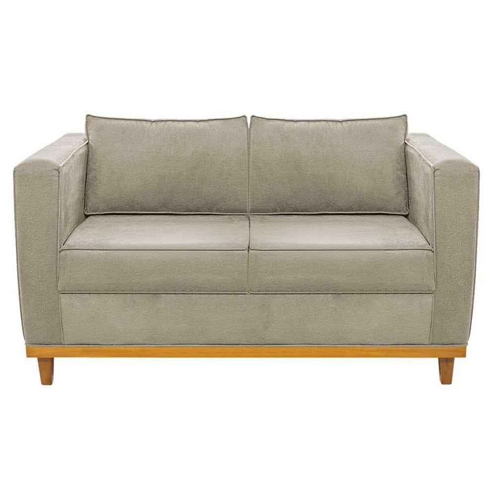 Sofá 2 Lugares Europa Corano Bege - 7