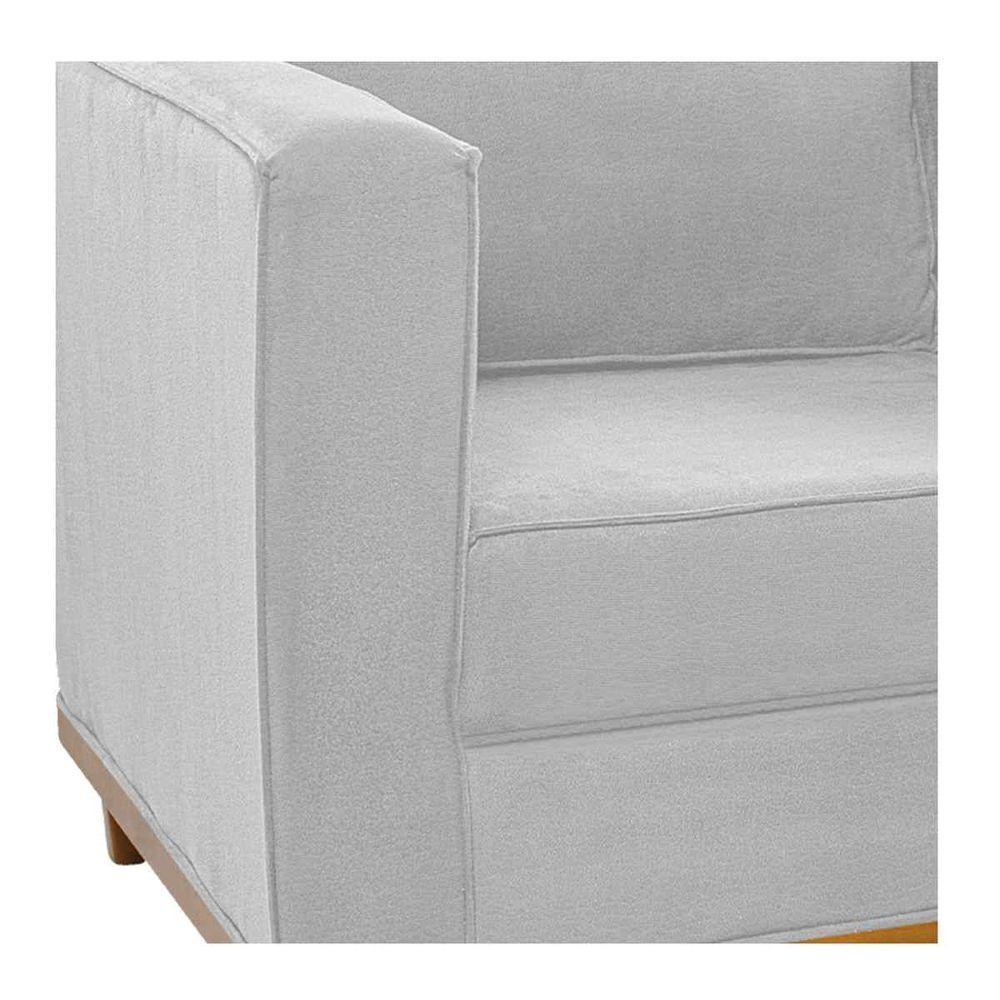 Sofá 2 Lugares Europa Corano Branco - 3