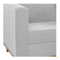 Sofá 2 Lugares Europa Corano Branco - 3