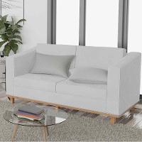 Sofá 2 Lugares Europa Corano Branco - 8