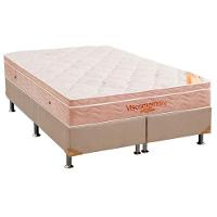 Cama Box Queen: Colchão Espuma Ortobom Apollo Viscomemory Bamboo + Box Courano Clean(158x198) - 1