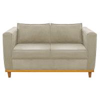 Sofá 2 Lugares Europa Linho Bege - 5