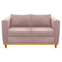 Sofá 2 Lugares Europa Linho Rosê - 5