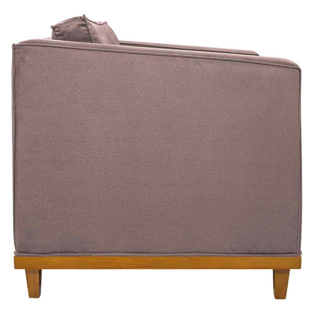 Sofá 2 Lugares Europa Linho Rosê - 5