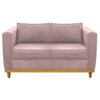 Sofá 2 Lugares Europa Linho Rosê - 8