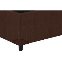 Cama Box Casal: Colchão Molas Anjos Superlastic Duo Sono + Base CRC Courano Brown(138x188) - 9