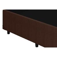 Cama Box Casal: Colchão Molas Anjos Superlastic Duo Sono + Base CRC Courano Brown(138x188) - 11
