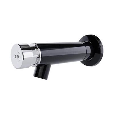 Torneira Lavatório Temporizada Parede Preta - Blukit